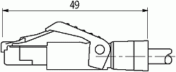 M12 St. 0° / RJ45 St. 0° geschirmt, Ethernet