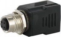 M12 Bu. D-cod. / RJ45 7000-44671-0000000 M12 Bu. D-cod. / RJ45 Ethernet-Adapter 0° 4-pol. 7000-44671-0000000