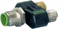 T-Stück SlimLine M12-St 7000-41231-0000000 T-Stück SlimLine M12-St 3pol / 2x M8-Bu 3pol 7000-41231-0000000