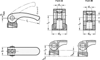 KUNSTSTOFF-EXZENTERSPANNE 926-63-M6-B KUNSTSTOFF-EXZENTERSPANNER 926-63-M6-B