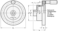 SCHEIBENHANDRAD FÜR 323.8-100-B10-A SCHEIBENHANDRAD FÜR STELLUNGSANZEIGER 323.8-100-B10-A