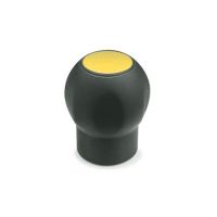 ELESA-SOFTLINE-KUGELGRIFF 675.1-43-M10-DGB ELESA-SOFTLINE-KUGELGRIFF, ABDECKKAPPE GELB 675.1-43-M10-DGB