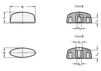 ELESA-FLÜGELMUTTER MIT 532-20-M4-E ELESA-FLÜGELMUTTER MIT SACKLOCH-GEWINDE 532-20-M4-E
