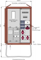 Walther WAV0170 WAV0170 Walther WAV0170 Anschlussverteiler 44kVA WAV0170