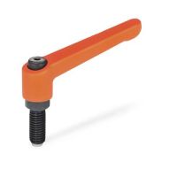 VERSTELLBARER KLEMMHEBEL, 306-30-M6-25-KU-OS VERSTELLBARER KLEMMHEBEL, SCHRAUBE MIT KU-ZAPFEN 306-30-M6-25-KU-OS