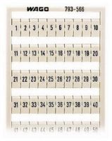 WAGO 793-566 waagr. 1…50 793-566 WAGO 793-566 waagr. 1…50 (2x) weiß 1=100 793-566