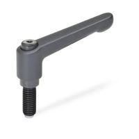 VERSTELLBARER KLEMMHEBEL, 306-30-M6-20-KU-SW VERSTELLBARER KLEMMHEBEL, SCHRAUBE MIT KU-ZAPFEN 306-30-M6-20-KU-SW