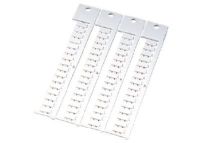 KMR 5/10 Klemmenschild, 86401010 KMR 5/10 Klemmenschild, weiß ähnlich RAL 9016 86401010