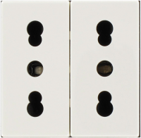 Modlink MSVD Steckdose 4000-72000-0070000 Modlink MSVD Steckdose Italien 2-fach 4000-72000-0070000