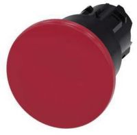 Pilzdrucktaster, 22mm, rund, rot 3SU1000-1BA20-0AA0