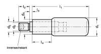 DREHBARER ZYLINDERGRIFF 798-AL-16-M6 DREHBARER ZYLINDERGRIFF 798-AL-16-M6