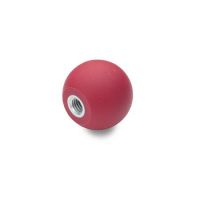 KUGELKNOPF, THERMOPLAST, 319-KT-20-M5-E-RT KUGELKNOPF, THERMOPLAST, ROT 319-KT-20-M5-E-RT