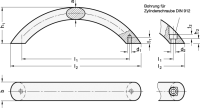 EDELSTAHL-BOGENGRIFF 565.9-20-160-A-MT EDELSTAHL-BOGENGRIFF 565.9-20-160-A-MT