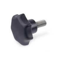 STERNGRIFFSCHRAUBE MIT 6336.5-ST-25-M5-10 STERNGRIFFSCHRAUBE MIT EDELSTAHL-GEWINDESTIFT 6336.5-ST-25-M5-10