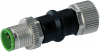 Adapter M12 St. 5pol. auf 7000-42271-0000000 Adapter M12 St. 5pol. auf M12 Bu. 3pol. geschirmt 7000-42271-0000000