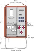 Walther WAV0131 WAV0131 Walther WAV0131 Anschlussverteiler 44kVA WAV0131
