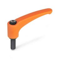 VERST.KLEMMHEBEL 602-44-M4-12-OS VERST.KLEMMHEBEL M.SCHRAUBE, ORANGE 602-44-M4-12-OS