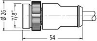 7/8'' (Mini) 7700-A3001-UMB0300 7/8'' (Mini) St. 0° freies Ltg.-ende 7700-A3001-UMB0300