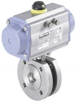Kugelventil mit pneum. 217312 Kugelventil mit pneum. Schwenkantrieb 217312