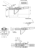 VERSCHLUSS-SPANNER OHNE 851.2-160-T VERSCHLUSS-SPANNER OHNE ZUGBÜGEL 851.2-160-T