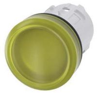 Leuchtmelder, 22mm, rund, 3SU1001-6AA30-0AA0 Leuchtmelder, 22mm, rund, gelb, Linse, glatt 3SU1001-6AA30-0AA0