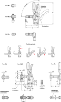 EDELSTAHL-VERTIKAL-SPANNE 810.4-130-BLC-NI EDELSTAHL-VERTIKAL-SPANNER MIT ANDRÜCKSCHRAUBE 810.4-130-BLC-NI