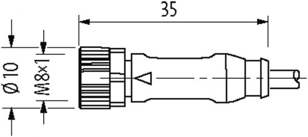 M8 Bu. 0° / RJ45 St. 0° gesch. Ethercat