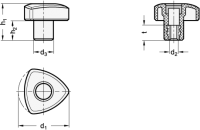 ELESA-DREIKANTGRIFF 5339-32-M5-OR ELESA-DREIKANTGRIFF 5339-32-M5-OR