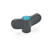 ELESA-FLÜGELMUTTER,EDELST 634.1-55-M8-E-DBL ELESA-FLÜGELMUTTER,EDELSTAHL,KAPPE BLAU 634.1-55-M8-E-DBL