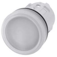Leuchtmelder, 22mm, rund, 3SU1001-6AA60-0AA0 Leuchtmelder, 22mm, rund, weiß, Linse, glatt 3SU1001-6AA60-0AA0