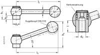 VERSTELLB.KUGELGRIFF, 6337.3-20-M6-M VERSTELLB.KUGELGRIFF, GERADE 6337.3-20-M6-M