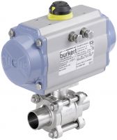 Kugelventil mit pneum. 312441 Kugelventil mit pneum. Schwenkantrieb 312441