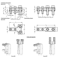 SPANNBACKENHALTER 868-10-P SPANNBACKENHALTER (PARALLEL ZUM SPANNARM) 868-10-P