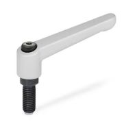 VERSTELLBARER KLEMMHEBEL, 306-30-M6-20-KU-SR VERSTELLBARER KLEMMHEBEL, SCHRAUBE MIT KU-ZAPFEN 306-30-M6-20-KU-SR