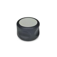 SOFTLINE-DREHKNOPF, 624.5-50-B6-DGR SOFTLINE-DREHKNOPF, EDELSTAHLBUCHSE, DECKEL GRAU 624.5-50-B6-DGR