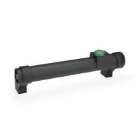ROHRGRIFF, SCHRÄG, 332-200-SW-T1-1-L ROHRGRIFF, SCHRÄG, SCHWARZ, 1 TASTER 332-200-SW-T1-1-L