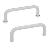 ALUMINIUM-BÜGELGRIFF, 425-AL-10-100-SR ALUMINIUM-BÜGELGRIFF, SILBERN MATT KU-BESCHICHTET 425-AL-10-100-SR