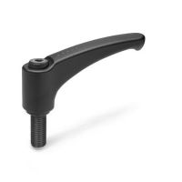 VERST.KLEMMHEBEL 602-44-M4-12-SW VERST.KLEMMHEBEL M.SCHRAUBE, SCHWARZ 602-44-M4-12-SW