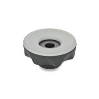 ELESA-STERNGRIFF, 636-56-B10-B-DGR ELESA-STERNGRIFF, OBERTEIL GRAU 636-56-B10-B-DGR