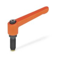 VERSTELLBARER KLEMMHEBEL, 306-30-M6-20-MS-OS VERSTELLBARER KLEMMHEBEL, SCHRAUBE MIT MS-ZAPFEN 306-30-M6-20-MS-OS
