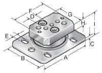 R-DLM Drehlager, Metall, 83952211 R-DLM Drehlager, Metall, mit Schrauben 83952211