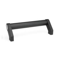 GENEIGTER ROHRGRIFF, 333-20-180-A-SW GENEIGTER ROHRGRIFF, SCHWARZ KU-BESCH. 333-20-180-A-SW