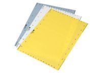 ES-A4 12,85x50 86561443 ES-A4 12,85x50 Einschubstreifen SPS perforiert pastellblau 86561443