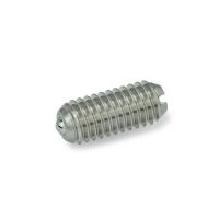 FED. 615.8-M10-KN FED. EDELSTAHL-DRUCKSTÜCK, KUGEL GLEITGELAGERT 615.8-M10-KN