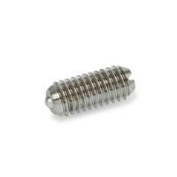 FED. 615.8-M10-KSN FED. EDELSTAHL-DRUCKSTÜCK, KUGEL GLEITGELAGERT 615.8-M10-KSN