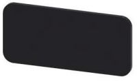 Bezeichnungsschild 3SU1900-0AC16-0AA0 Bezeichnungsschild 12,5x27mm, Schild schwarz, ohne Aufschrift 3SU1900-0AC16-0AA0