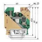 Wieland WKN35 SL 57.535.9055.0 Wieland WKN35 SL Schutzleiterklemme 57.535.9055.0
