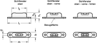LÄNGSLIBELLE ZUM 2282-MSR-57-G-50-1 LÄNGSLIBELLE ZUM ANSCHRAUBEN 2282-MSR-57-G-50-1