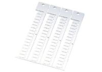 KPX 6/10 Klemmenschild, 86401214 KPX 6/10 Klemmenschild, weiß ähnlich RAL 9016 86401214