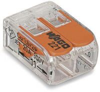 WAGO 221-412 COMPACT 221-412 WAGO 221-412 COMPACT 2x0,14-4qmm transp. 221-412